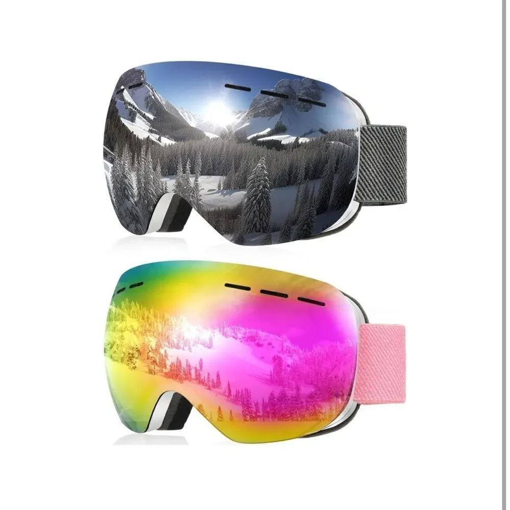 Ski Goggles Unisex 2 pairs